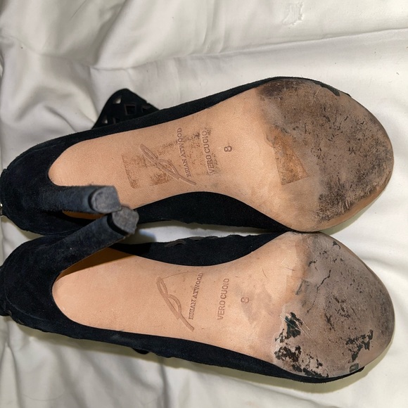 Brian Atwood Open Toe Booties - Picture 5 of 5